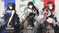 Yangyang, Baizhi, and Chixia (Image via Kuro Games)